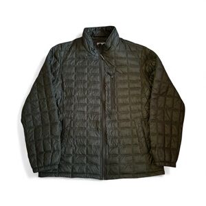 Rainforest Puffer Packable Jacket Men Size Large Forest Green EUC
